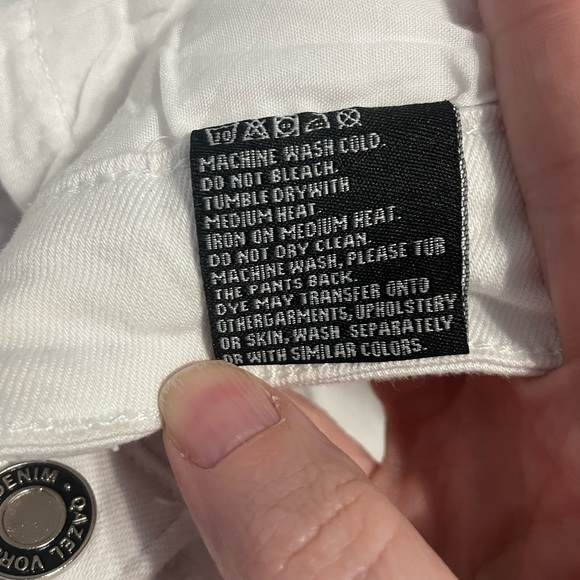 White Distressed Jeans - Picture 6 of 7